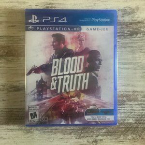 PS4 Blood & Truth PS VR Game